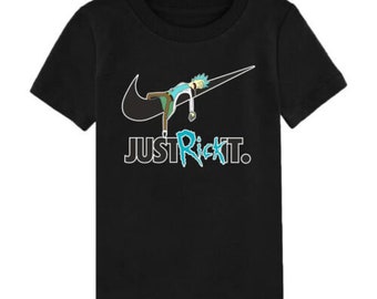 Adults Just Rick It Funny T-Shirt Gym Slogan Novelty Birthday Xmas Party