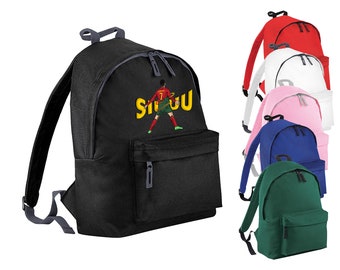 New Kids Limited Edition Ronaldo SIUU Bag Backpack Rucksack Nursery School Gift