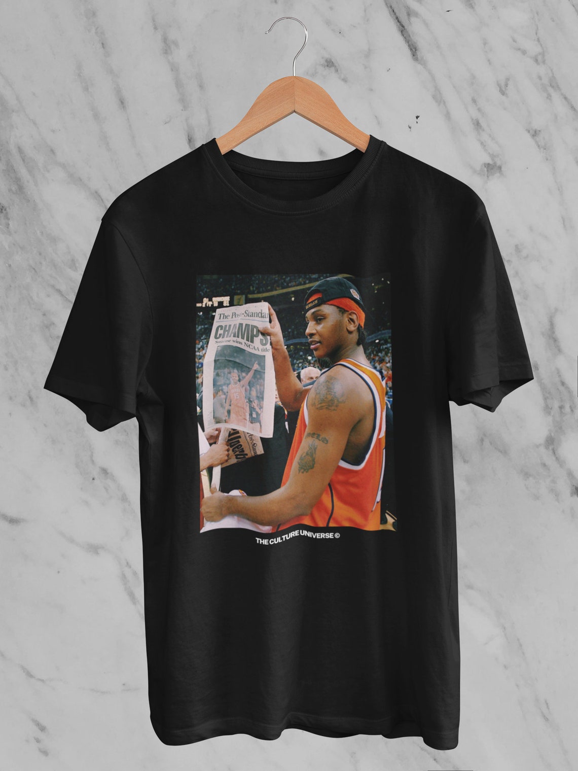 Carmelo Anthony Limited Edition Graphic Tee Carmelo Anthony - Etsy Sweden