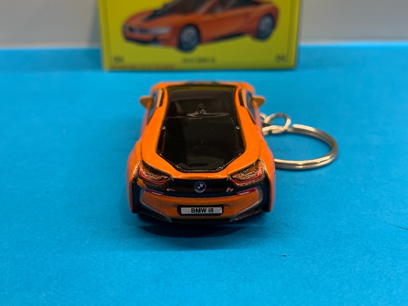 Matchbox Collectors 18 BMW I8 Keychain Etsy