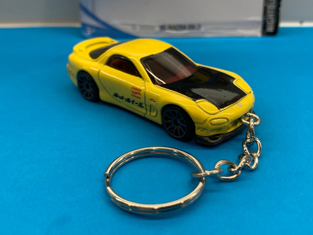 Hot Wheels 95 Mazda RX7 FD Keychain - Etsy