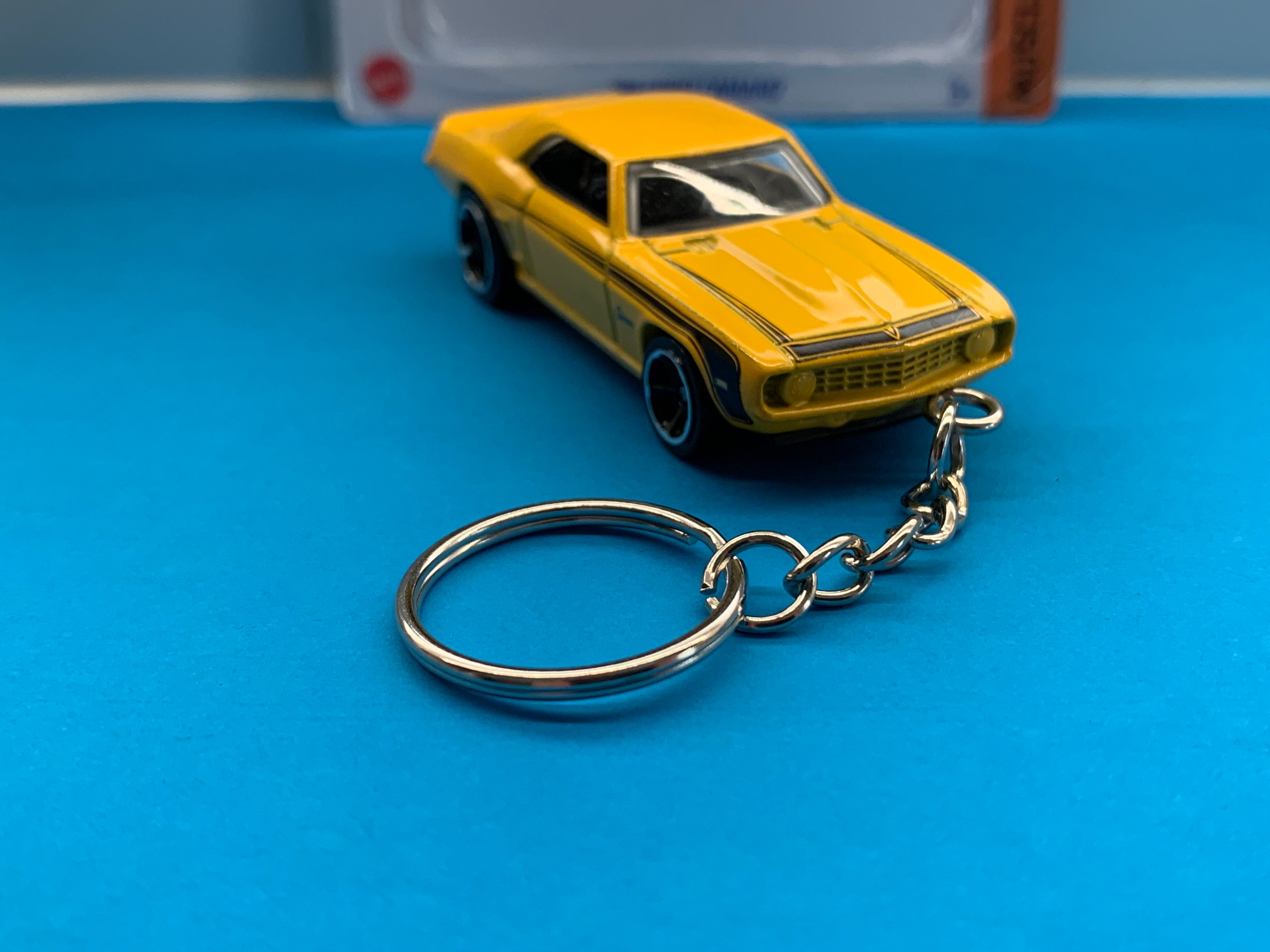 Camaro Inspired Metal Keychain 