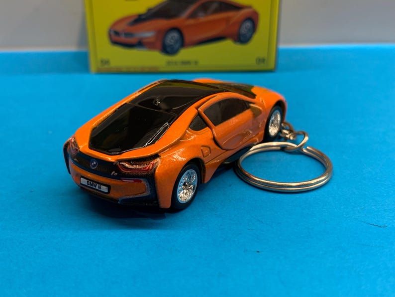 Matchbox Collectors 18 BMW I8 Keychain Etsy