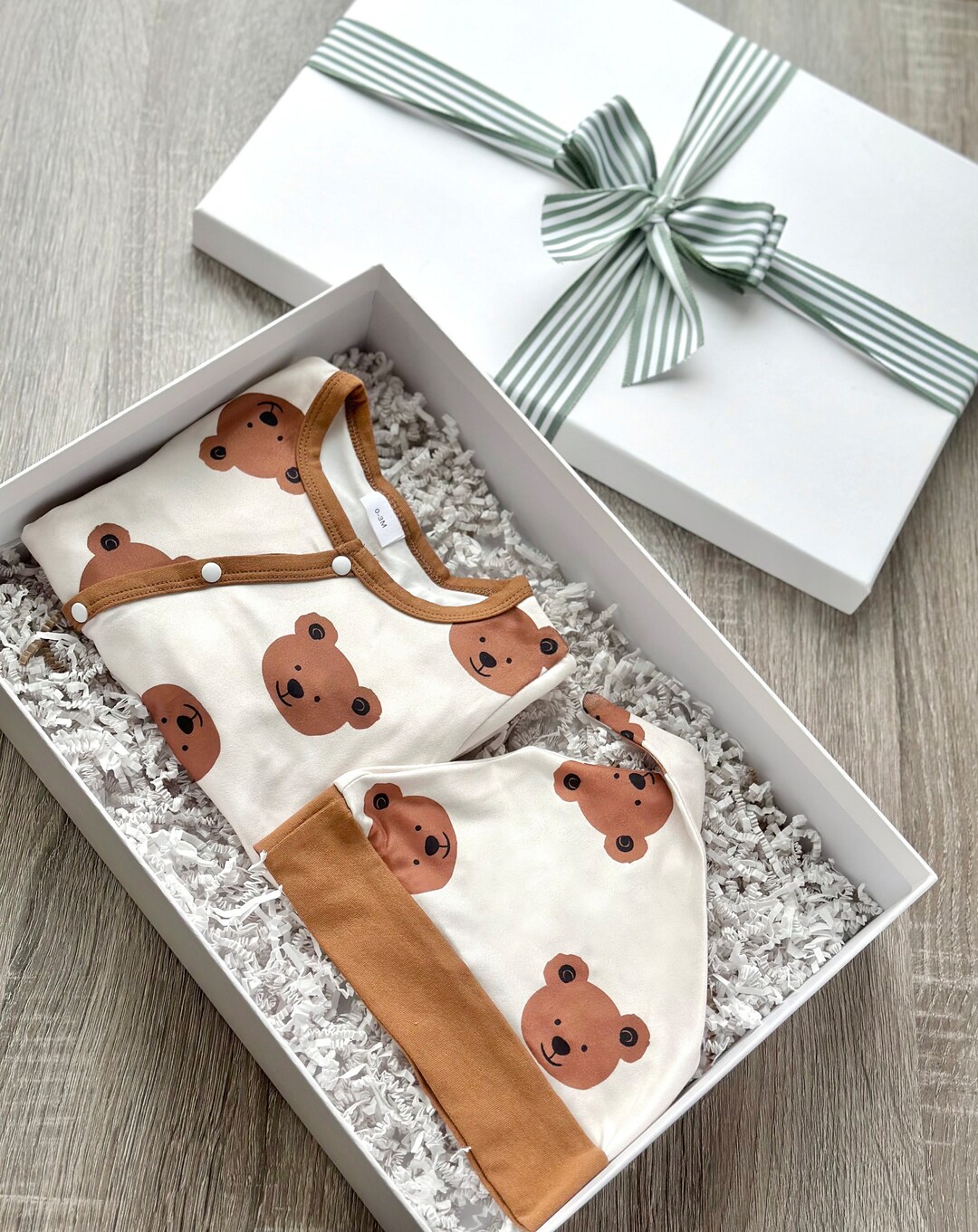 Newborn Baby Boy Outfit Coming Home Baby Outfit Bear Baby Gift Newborn ...