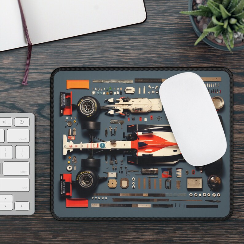 F1 Race Car Design Gaming Mouse Pad Inspired by Mclaren Style Motor ...