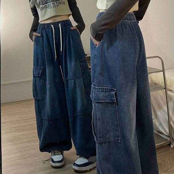 Pantalones de verano para mujer, ligeros, cintura alta, Y2K