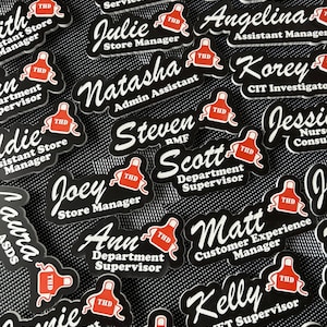 THD Inspired Personalized Nametags