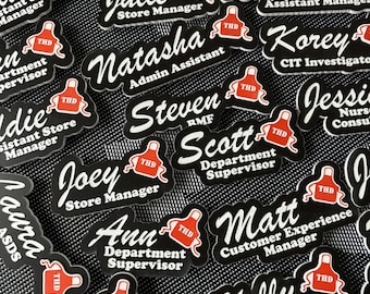 THD Inspired Personalized Nametags