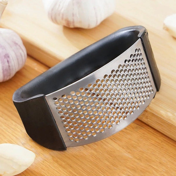 Stainless Steel Garlic Press Crusher Manual Garlic Mincer Chopping Garlic Tool Fruit Vegetable Tools Kitchen Accessories Gadget