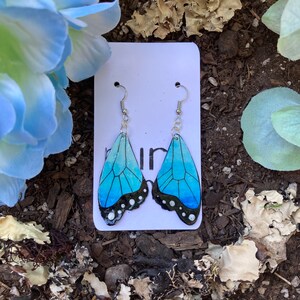 Butterfly Earrings: Brimstone