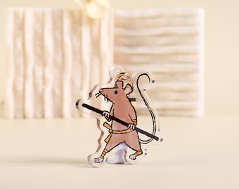 DnD Chaveiro: Monk Rat