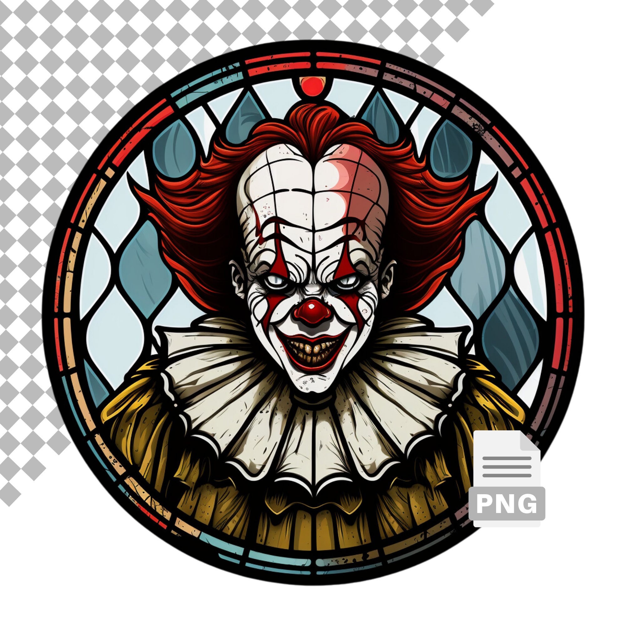 Art the Clown # 2363 art stencil / template – Chino Stencils