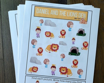 Bible I Spy Activity: Old & New Testament Stories (PDF Download)