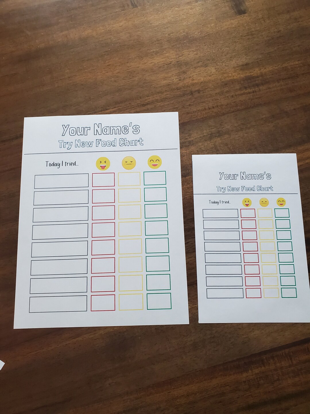 Try New Foods Chart Picky Eater Chart Etsy Try New Foods Chart Picky Eater Chart Etsy