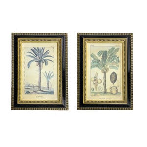 H.HAL CHICAGO KRAMER アンティーク絵画 Vintage H. Hal Kramer Co. Chicago Wooden Framed Green Floral