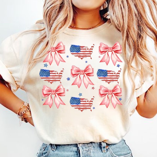 Coquette American Flag Png, Coquette Bow Png, 4th Of July Sublimation, Coquette Cowgirl, Freedom, merican Flag Sublimation,American Girl Png