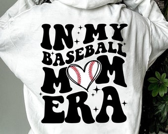 In My Baseball Mom Era PNG, Baseball PNG, Baseball Mom PNG, Baseball Mama Png, Maglietta mamma baseball, Baseball Lover Png, Mom Era Png, Mama Png