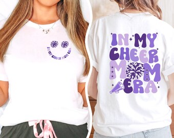 In My Cheer Mom Era PNG Clip Art Instant Download, Cheer Mama PNG, Cheerleader Shirt, Funny Mom Cheerleading Tee, Stage Mom Gift, Mom Life