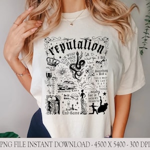 Taylor Swift Reputation Font Customizable Vinyl Decal Sticker