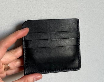 CardHolder Wallet Leather Black