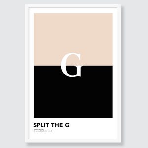Split the G Guinness Print Beer Poster Beer Styles Beer Lover Print Beer Gift for Dad Fathers Day Gift Beer Art Original