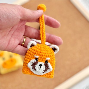 Key Cover Crochet Pattern, Red Panda Key Cover Pattern, Griffee Key Cover Pattern, Penguin Key Cover Pattern, Amigurumi Crochet Pattern image 5