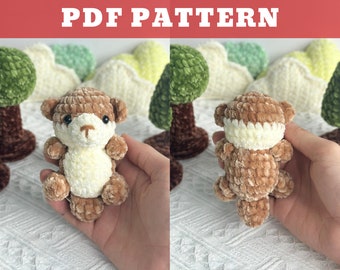 CROCHET PATTERN Baby Sea Amigurumi Keychain, Crochet Amigurumi, Amigurumi Keychain, Stuffed Animal Doll Tutorial, Easy Pattern