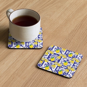 Lemon Patterned Coaster