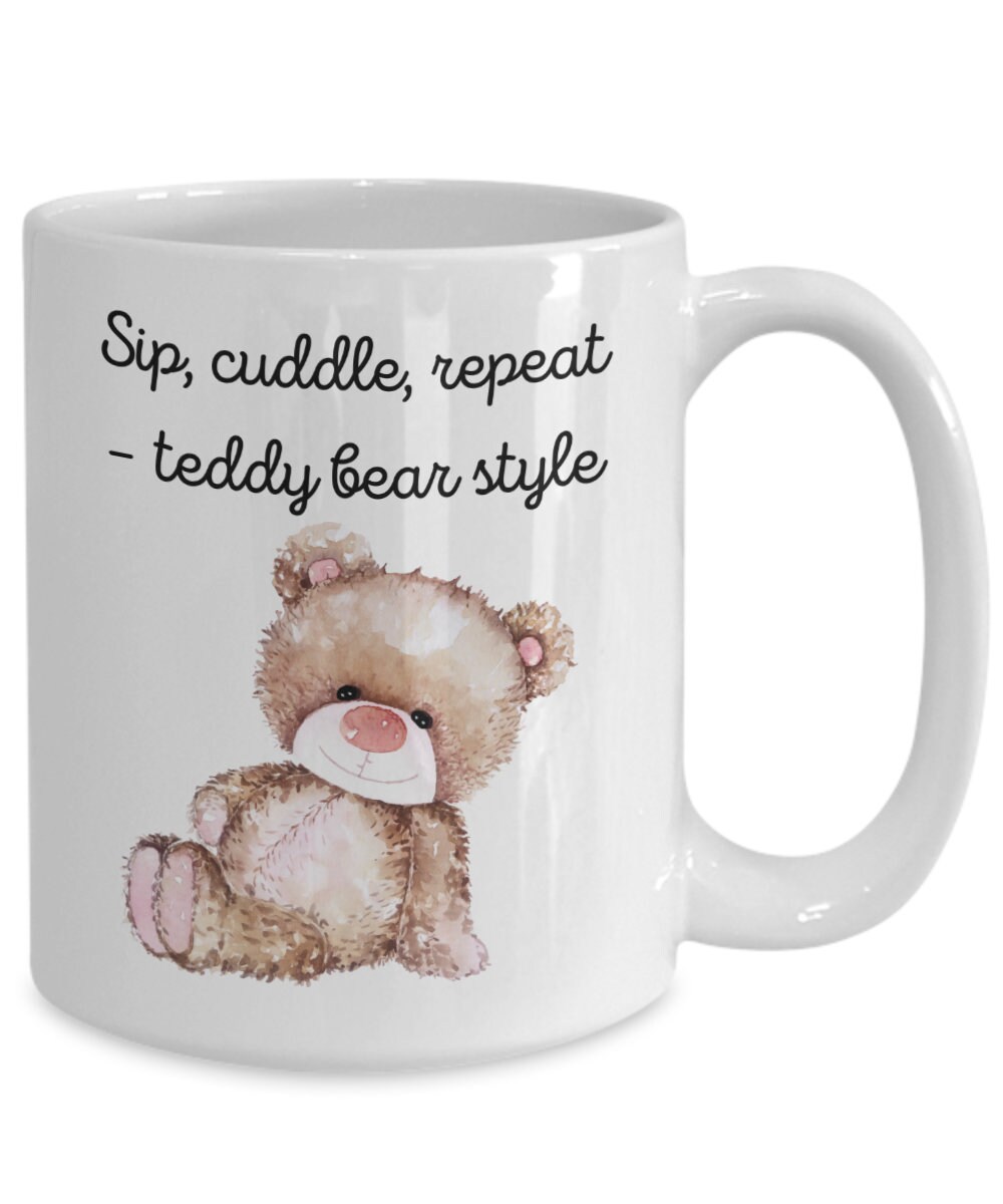 Teddy Bear Mug Cute Bear Cup Friendship Gifts Teddy Lover Etsy Teddy Bear Mug Cute Bear Cup Friendship Gifts Teddy Lover Etsy