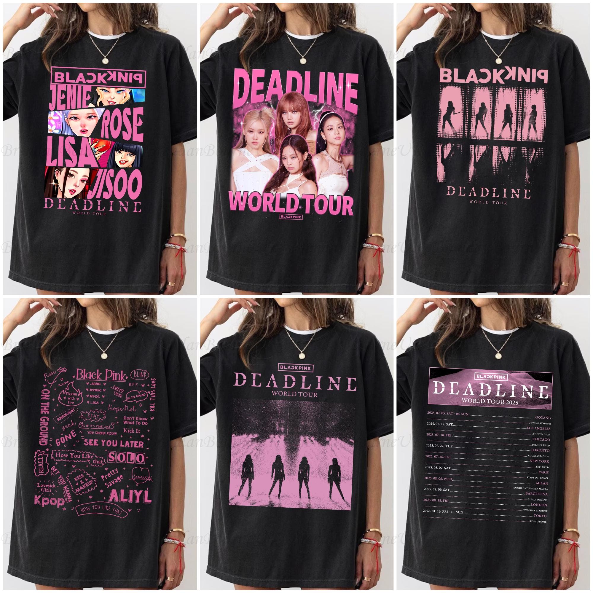 BLACKPINK ジェニRuby Tシャツ トレカ無し 公式品 トレカ無】BLACKPINK ジェニ Ruby ショート スリーブ Tシャツ①