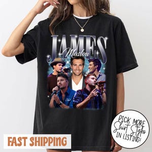 James Maslow Shirt, BTR Band Tee, Vintage 2000s Concert T-Shirt, Kendall James Carlos Logan Inspired, Retro Pop Boyband Merch, Y2K Fan Gift