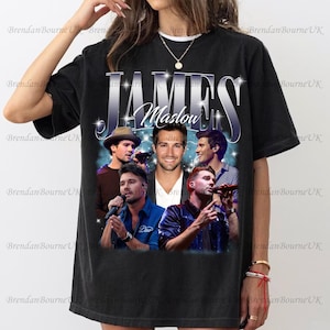 James Maslow Big Time Rush Tour 2025 PNG, Big Time Rush band Pop Music Fan shirt, Vintage Concert Band Tee, 90s Music Shirt BTR Fan Gift