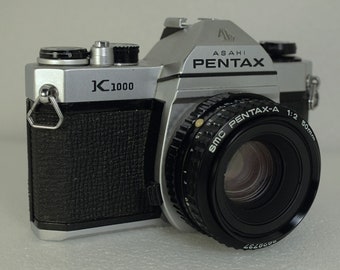 Vintage Pentax K1000 35mm SLR Camera