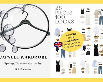 Gids voor het samenstellen van uw lente-/zomercapsulegarderobe en het uiten van uw persoonlijke stijl - Must-have modeartikelen, stijlvolle outfitideeën.