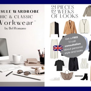 Workwear Capsule Wardrobe Guide - Fashion Essentials, Outfit Inspiration, Closet Organization, Office Outfits