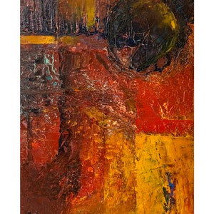 The Apocalypse, Oil Painting, Hard Cardboard, 40x30cm, Original, Hand-painted