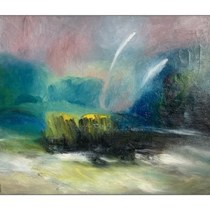 Summer Calm, Ölgemälde, Leinwand, 60 x 50 cm, Original, handgemalt