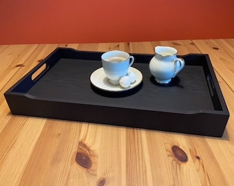Handcrafted Oak Serving Tray: Farmhouse Style Home Accent.