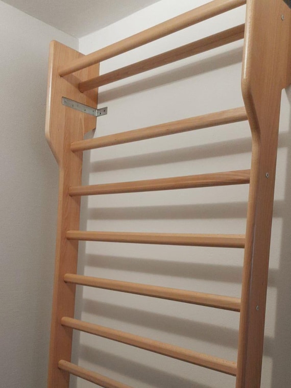Gymnastic ladder made of beech wood, Polish product.