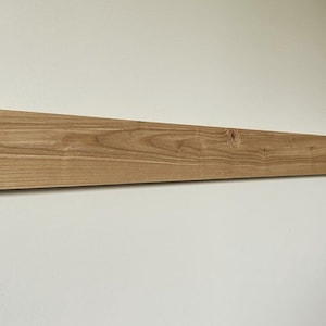 Handmade Ash Wood LED Wall Lamp - Modern Linear Sconce