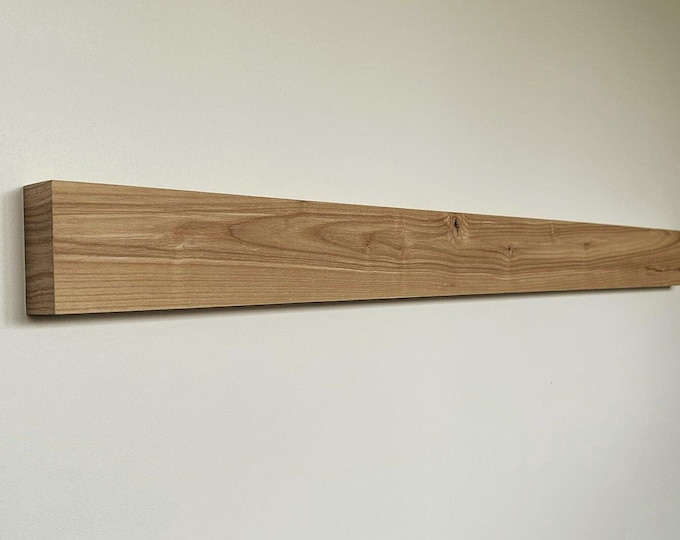 Handmade Ash Wood LED Wall Lamp - Modern Linear Sconce.