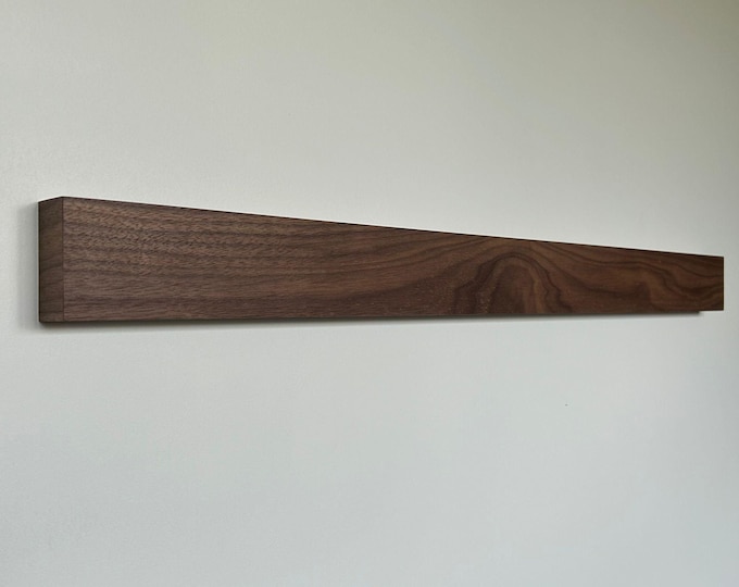 Handmade sconce American walnut Wall Lamp: Modern Minimalist LED Light EcoShine.