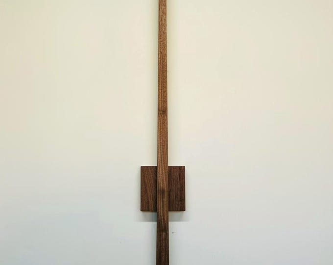 Handmade American walnut LED Wall Lamp: Modern Linear Sconce - HORACRA DUO