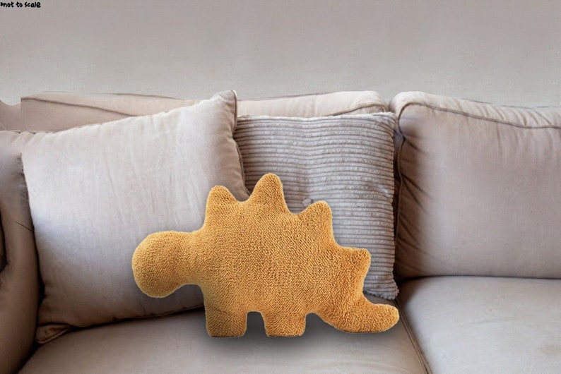 Dino Nuggie Couch Pillows Dino Nugget Pillow Dinosaur Nugg Etsy