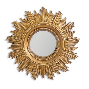 gold ornate gold mirror