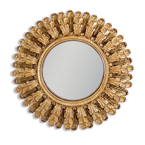 Ornate Gold Convex Mix Collection of Mini Mirrors CVX2 - 19.5cm Dia.