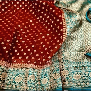Banarasi Georgette Saree: Lightweight Weaving, Festive Wear