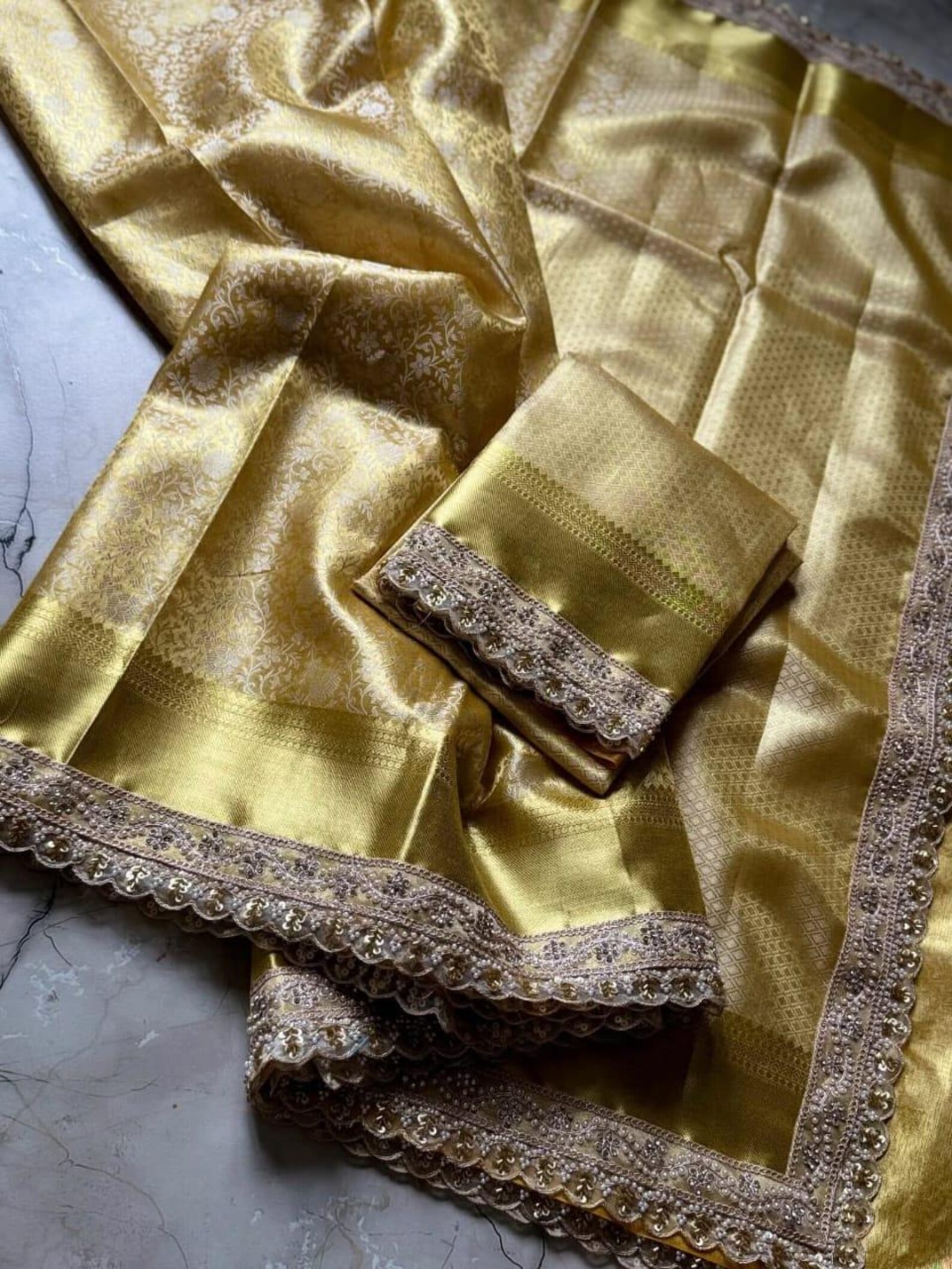 Pavi tissue organza zari saree main image 0