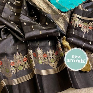 Banarasi Silk Saree: Woven Katan Silk, Festive Wear