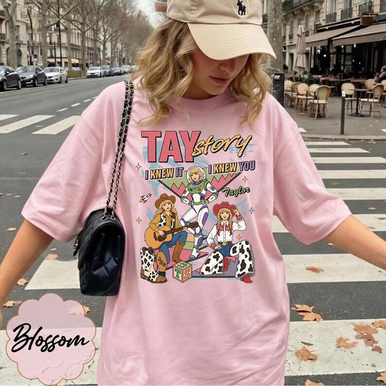 Retro Toy Story 5 PNG, I Knew It I Knew You Western Cowgirl Boots Friendship Bracelet Shirt Design Graphic Download File image 16